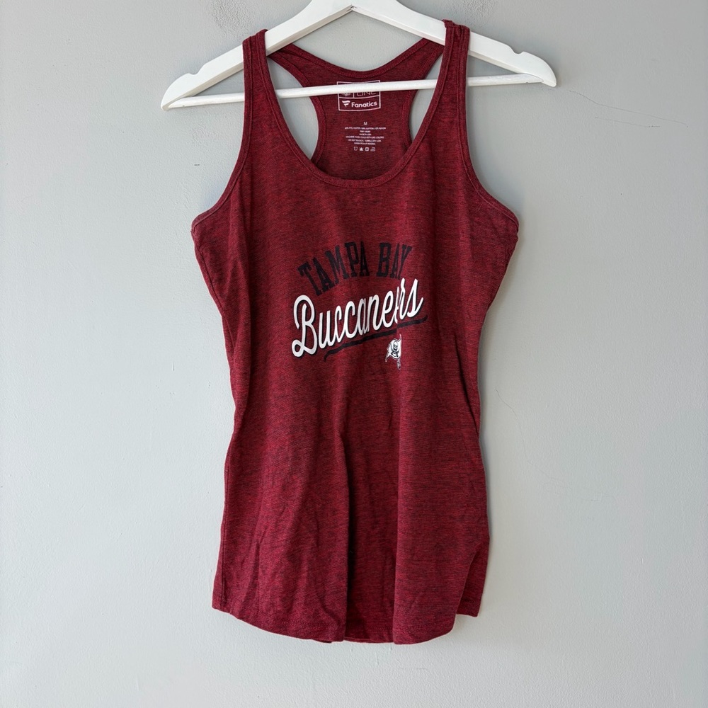 NFL Pro Line Fanatics Tampa Bay Buccaneers Racerback Red Tank Women's Medium